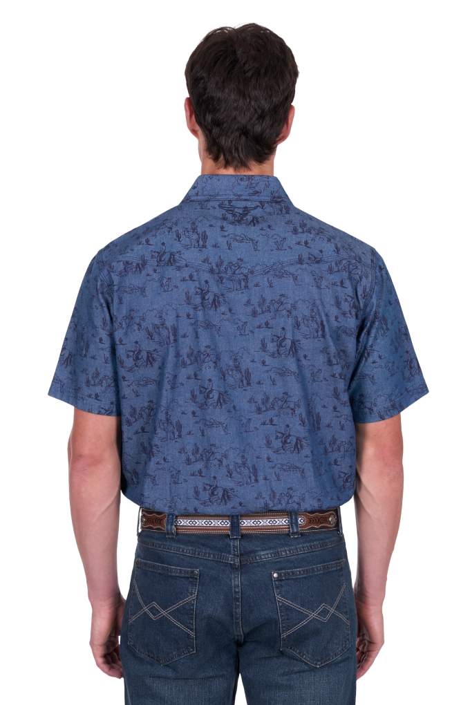 Pure Western Mens Travis S/S Shirt