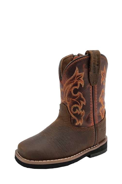 Pure Western Toddlers Barrett Boot Rust