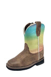 Pure Western Toddler Maggie Boot Rainbow