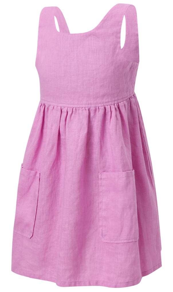Pilbara Girls Zoe Linen Dress Crocus