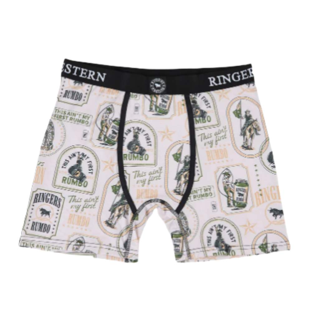 Ringers Western Mens Aint My First Rumbo Trunks