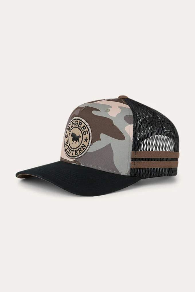 Ringers Western Hard Find Camo McCoy Trucker Cap