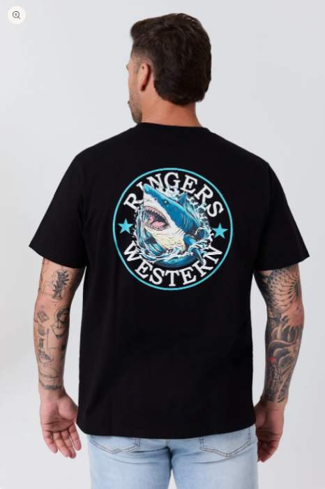 Ringers Western Mens Man-Eater Loose Fit Tee