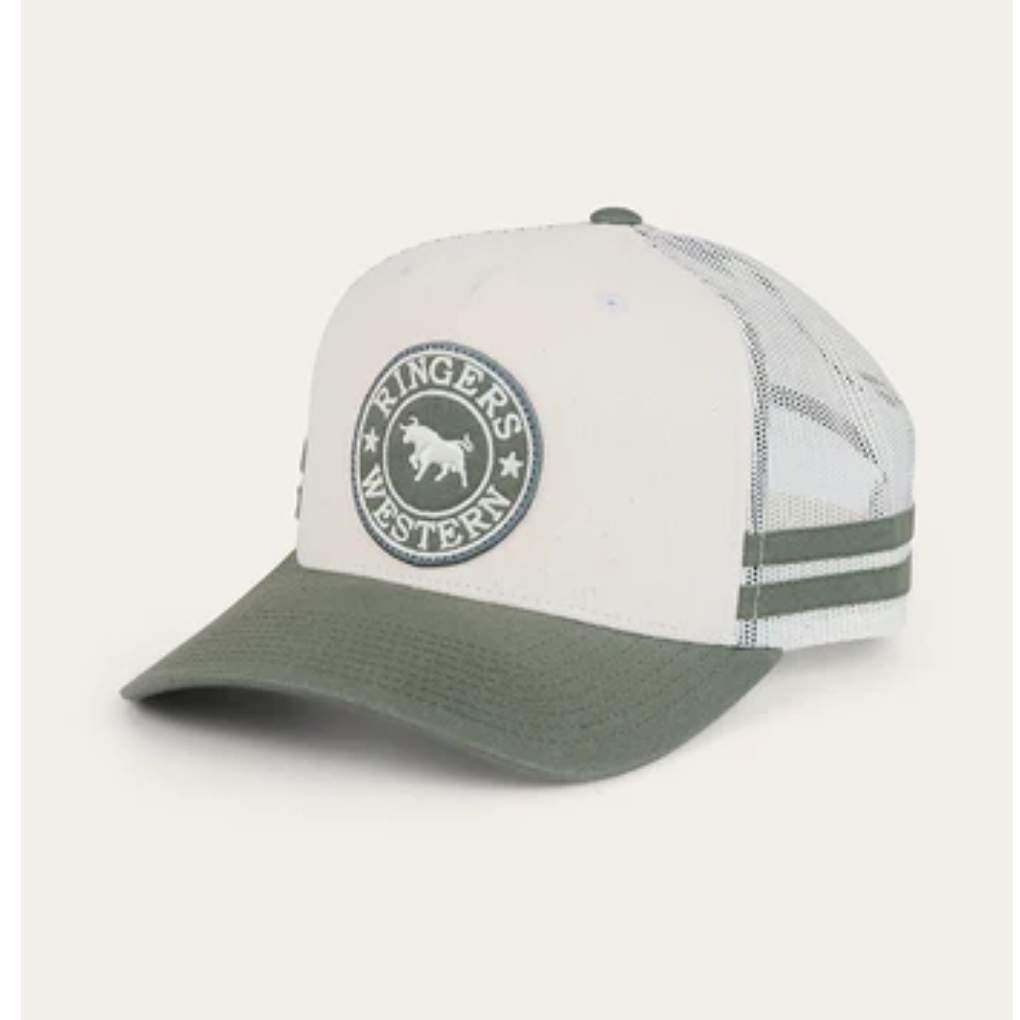Ringers Western McCoy Trucker Cap Beige/Pale Olive