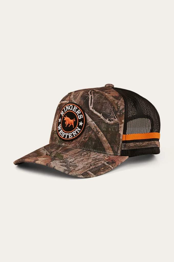 Ringers Western McCoy Camo/Orange Trucker Cap