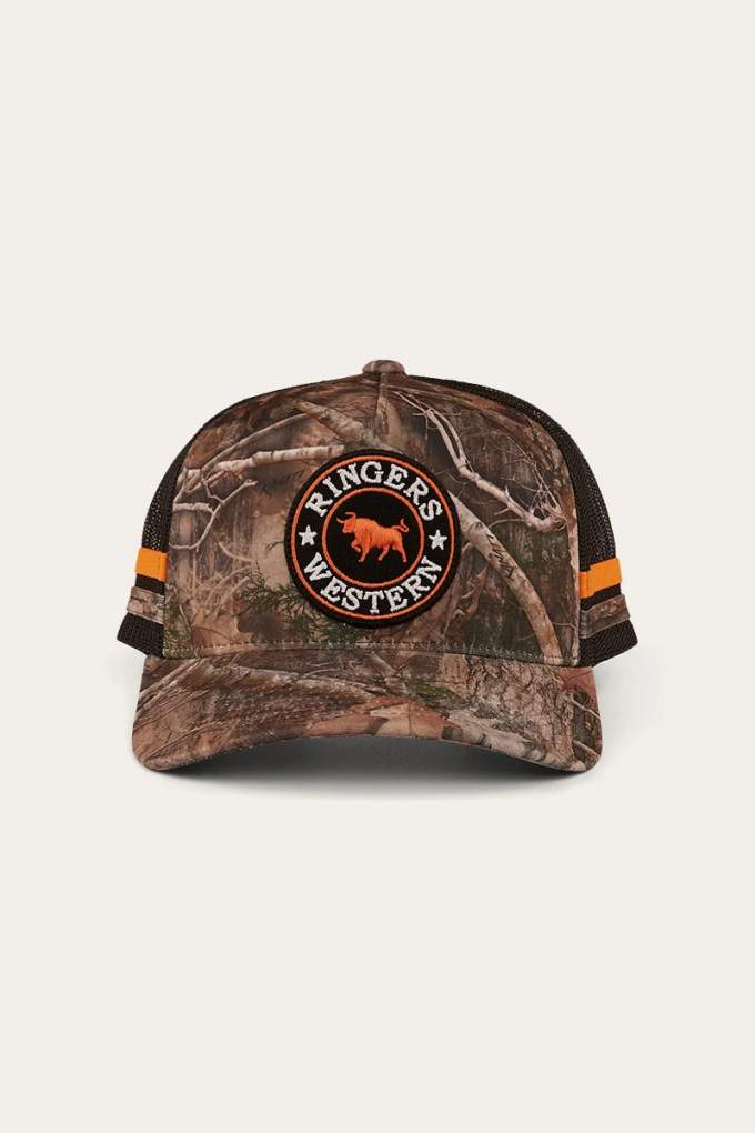 Ringers Western McCoy Camo/Orange Trucker Cap