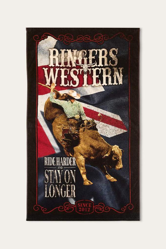 Ringers Western Ride Harder Towel