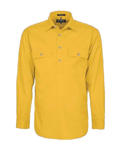 Ritemate Pilbara Mens Closed Front L/W Shirt