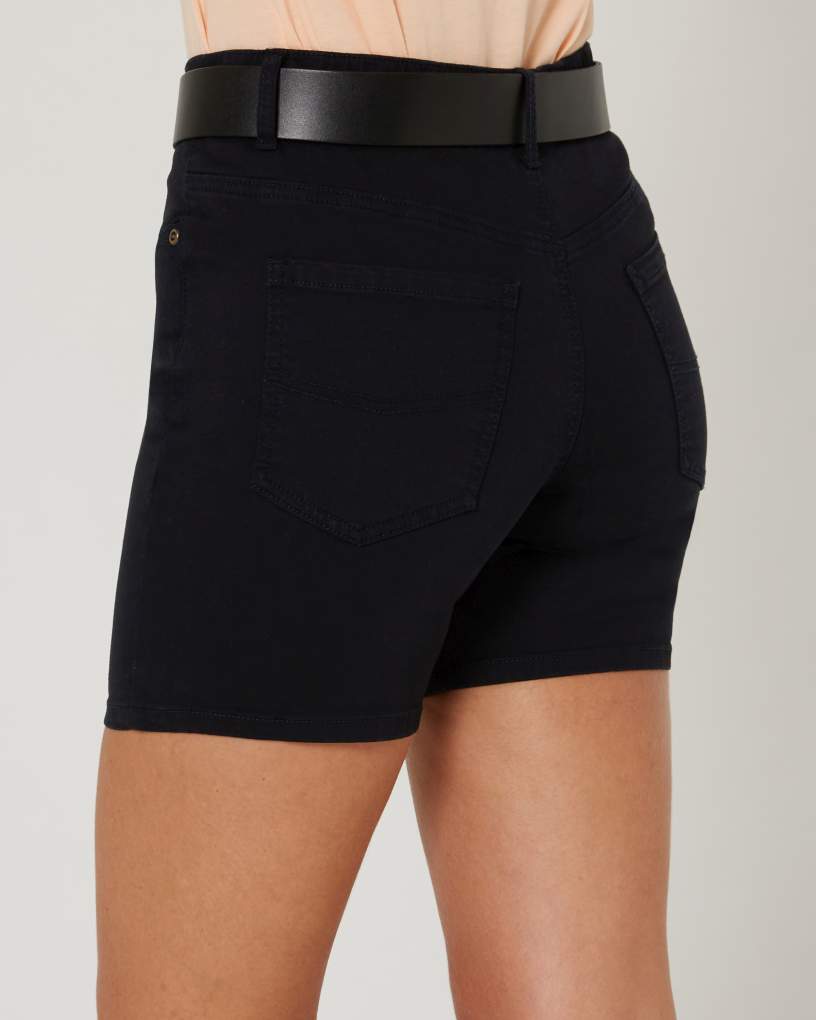 Pilbara Ladies Mia Ink Navy Cotton Stretch Shorts