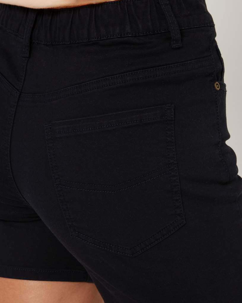 Pilbara Ladies Mia Ink Navy Cotton Stretch Shorts