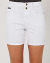 Pilbara Ladies Mia White Cotton Stretch Shorts