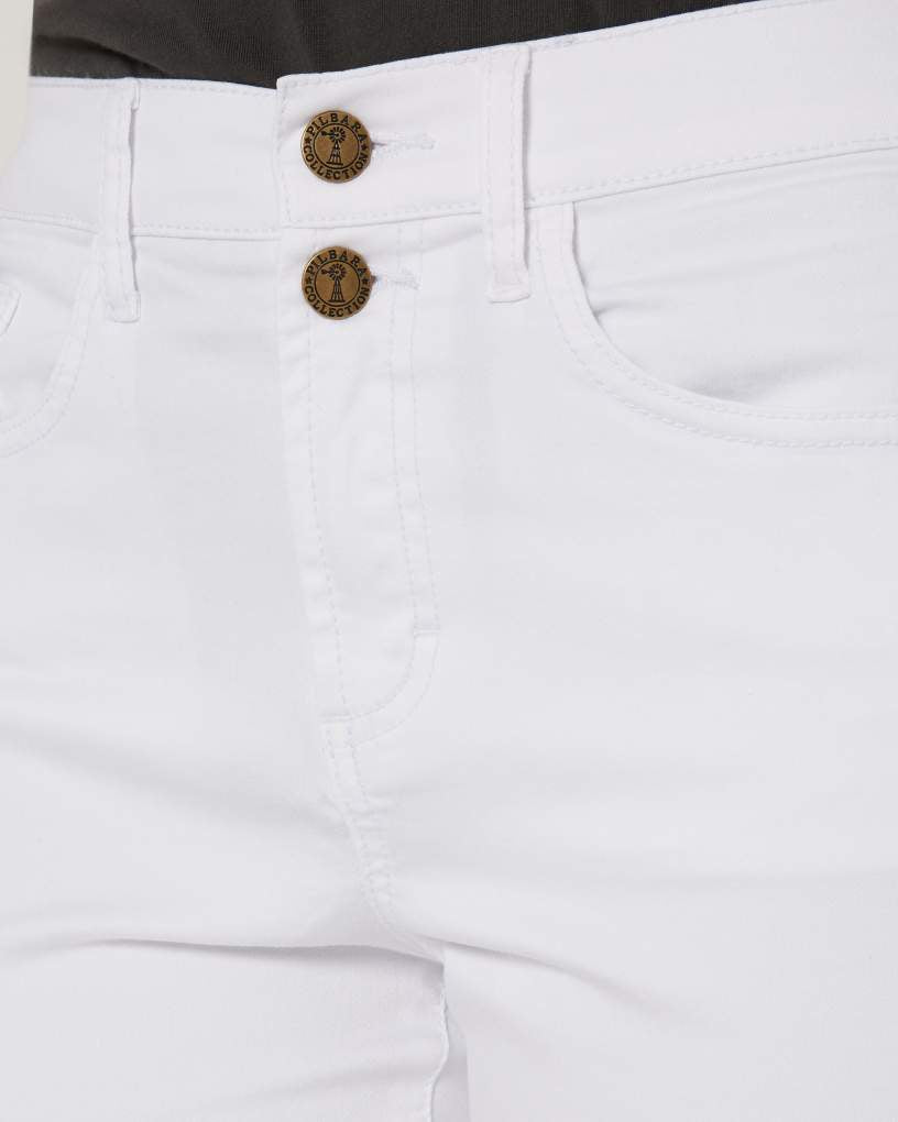 Pilbara Ladies Mia White Cotton Stretch Shorts