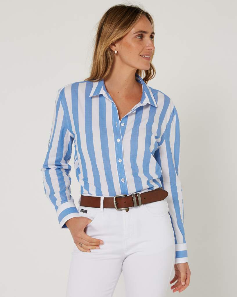 Ritemate Pilbara Ladies Jacquelin Striped Classic Shirt