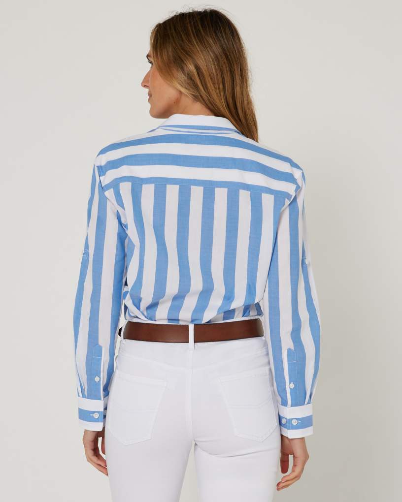 Ritemate Pilbara Ladies Jacquelin Striped Classic Shirt
