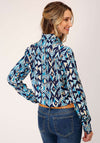 Roper Ladies Five Star Aztec Print Shirt