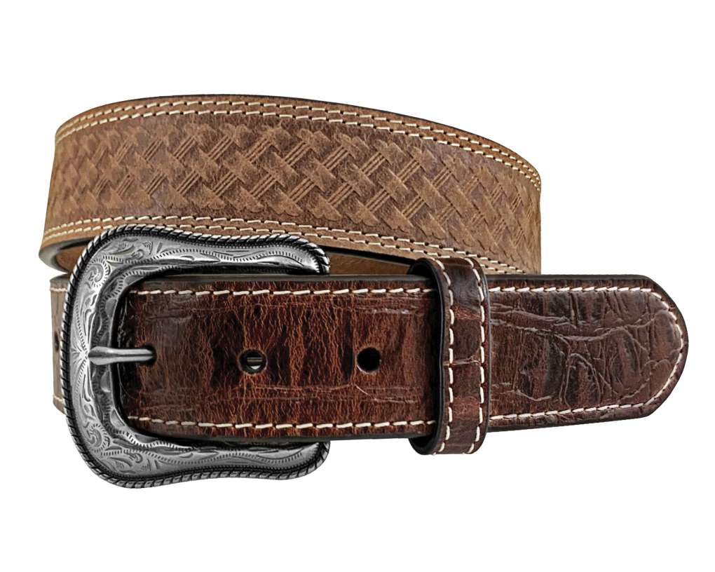 Roper Mens Basket Weave Belt