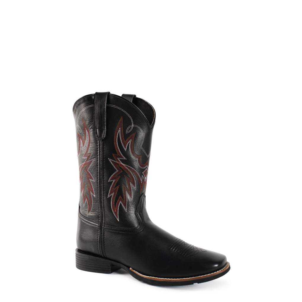 Roper Mens Sendero Black Leather