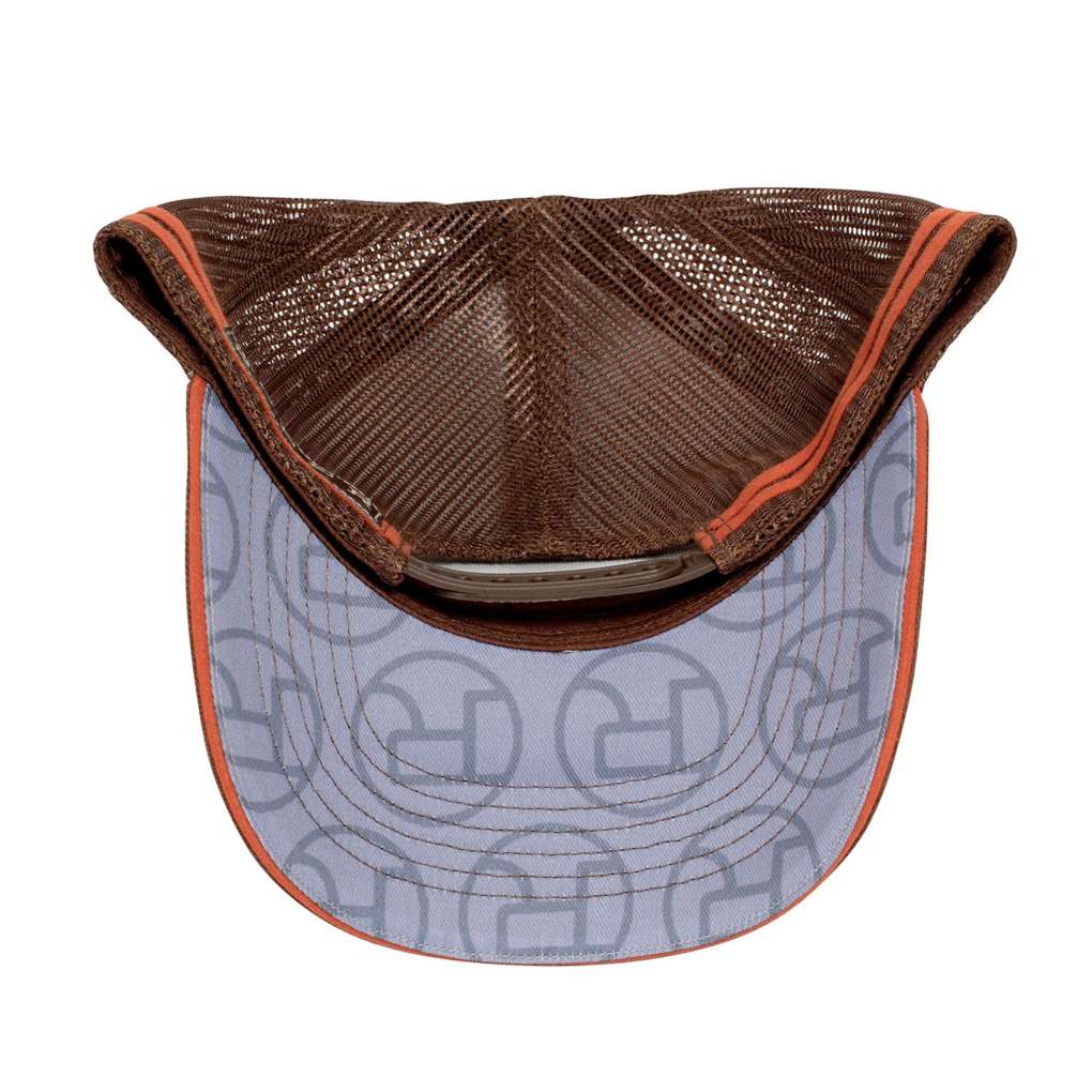 Roper Plaid Rust/Brown Trucker Cap