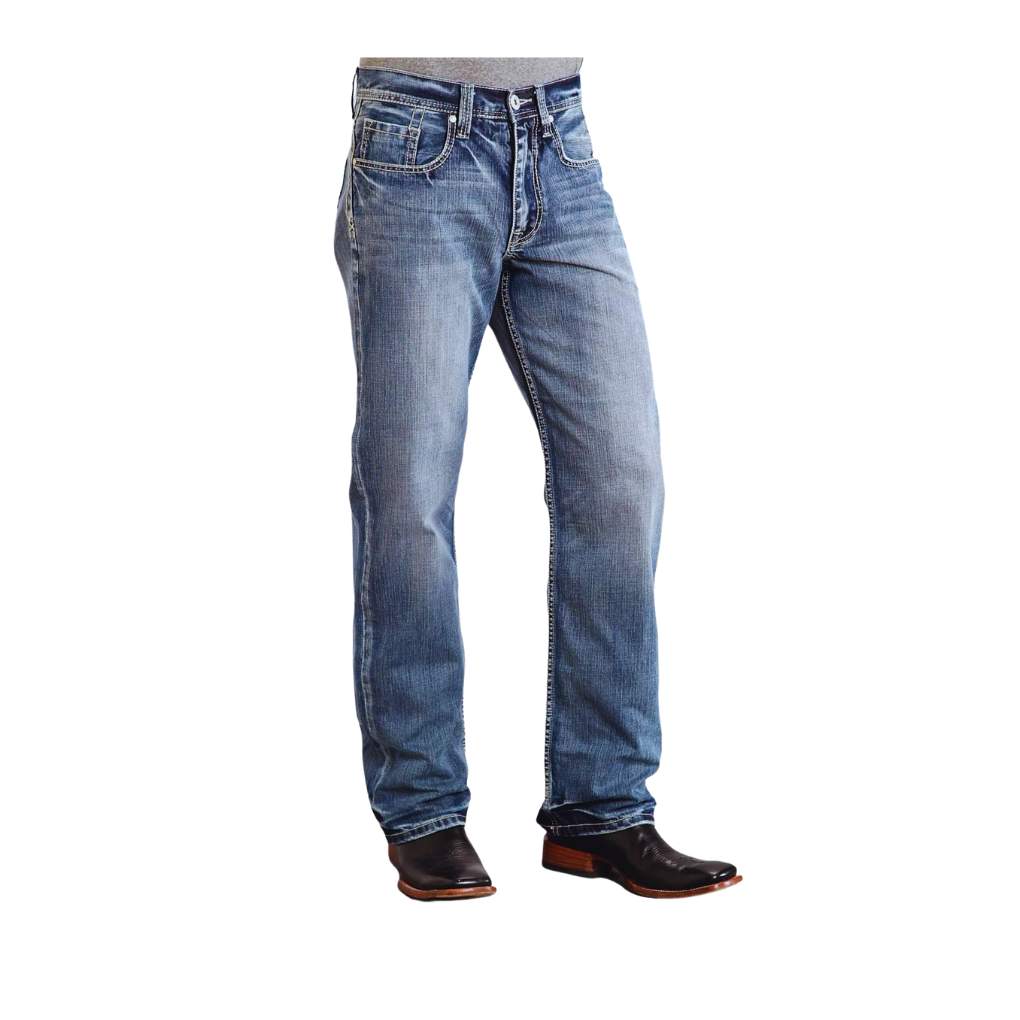 Stetson Mens 1312 Pieced Blue Jeans