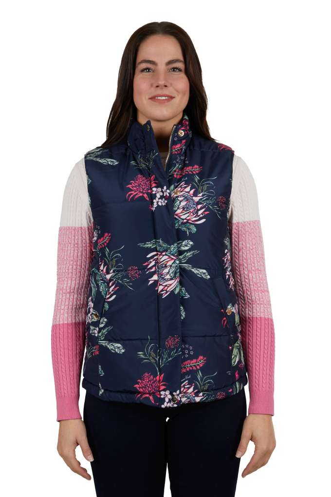 Thomas Cook Ladies Floral Reversible Vest