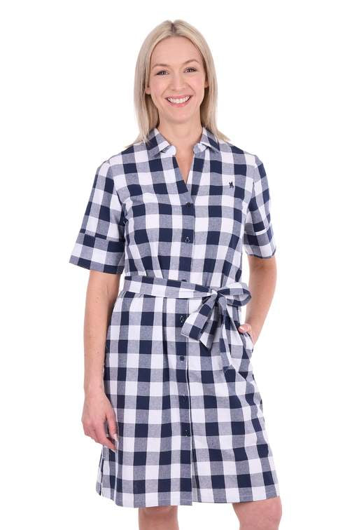 Thomas Cook Ladies Victoria Check Shirt Dress