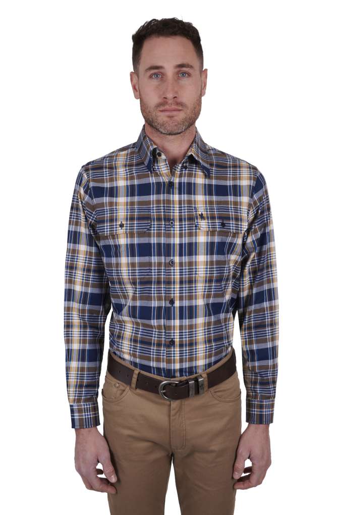 Thomas Cook Mens Marco Plaid Shirt