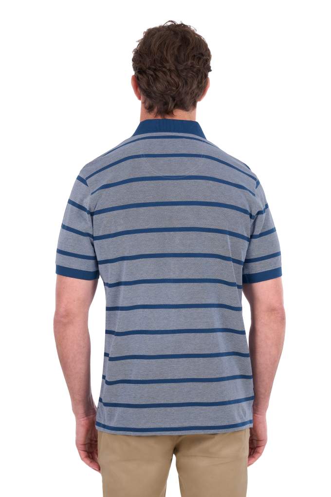 Thomas Cook Mens Troy Striped Pocket Polo