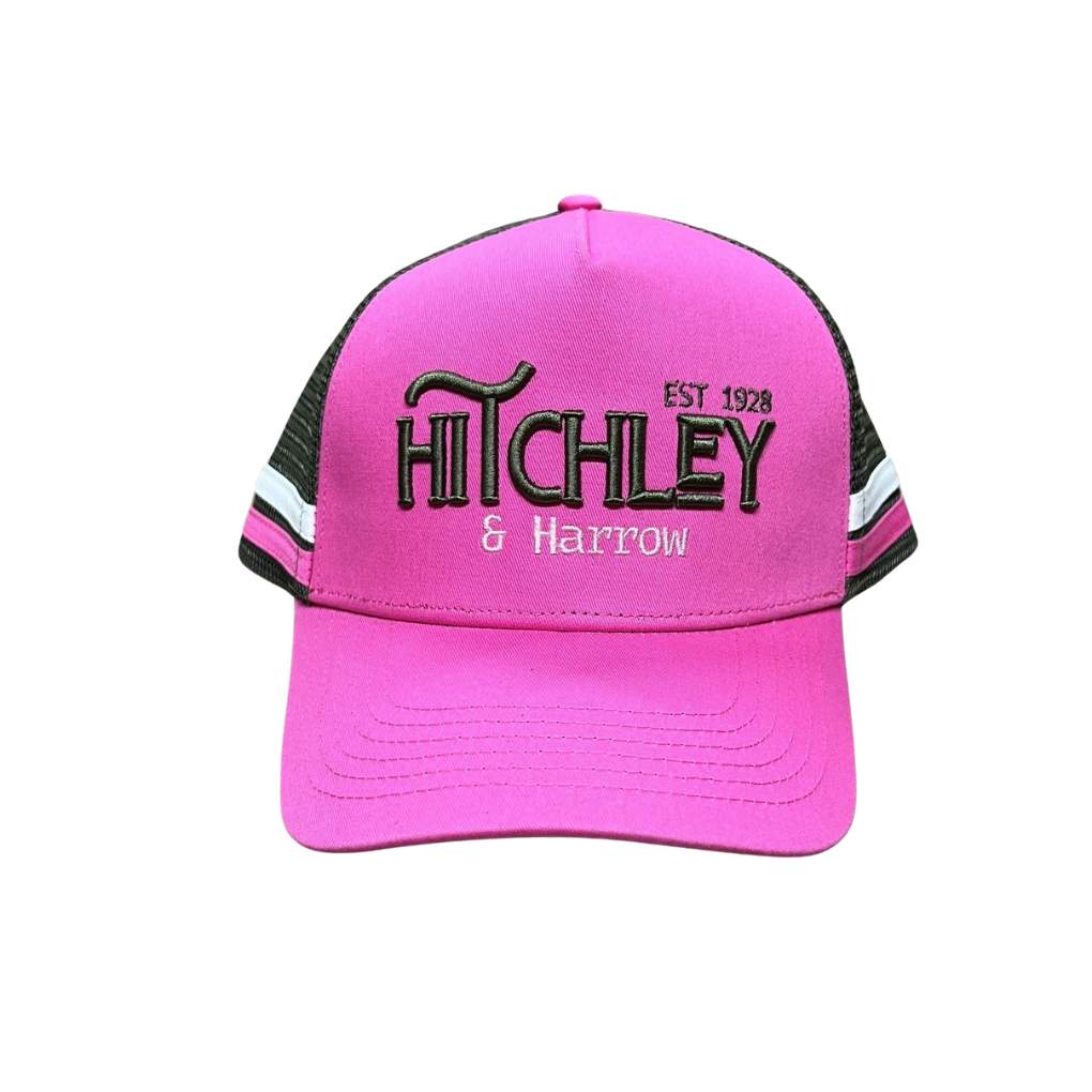 H &amp; H Hot Pink &amp; Olive Trucker Cap