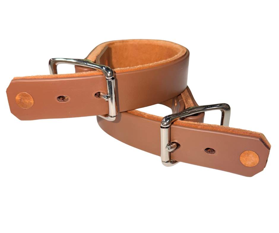 Tts hobble Straps Pvc Leather Lined 1 1/4Inch /Pr