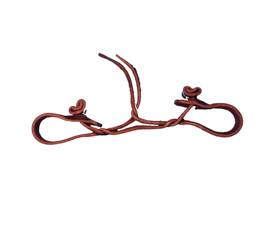 Tts Lip Strap Latigo / Laced Button End