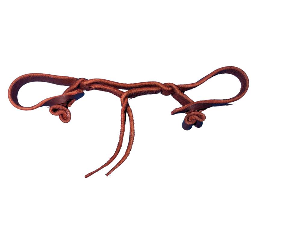 Tts Lip Strap Latigo / Laced Button End