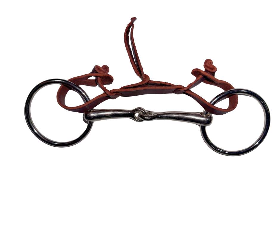 Tts Lip Strap Latigo / Laced Button End