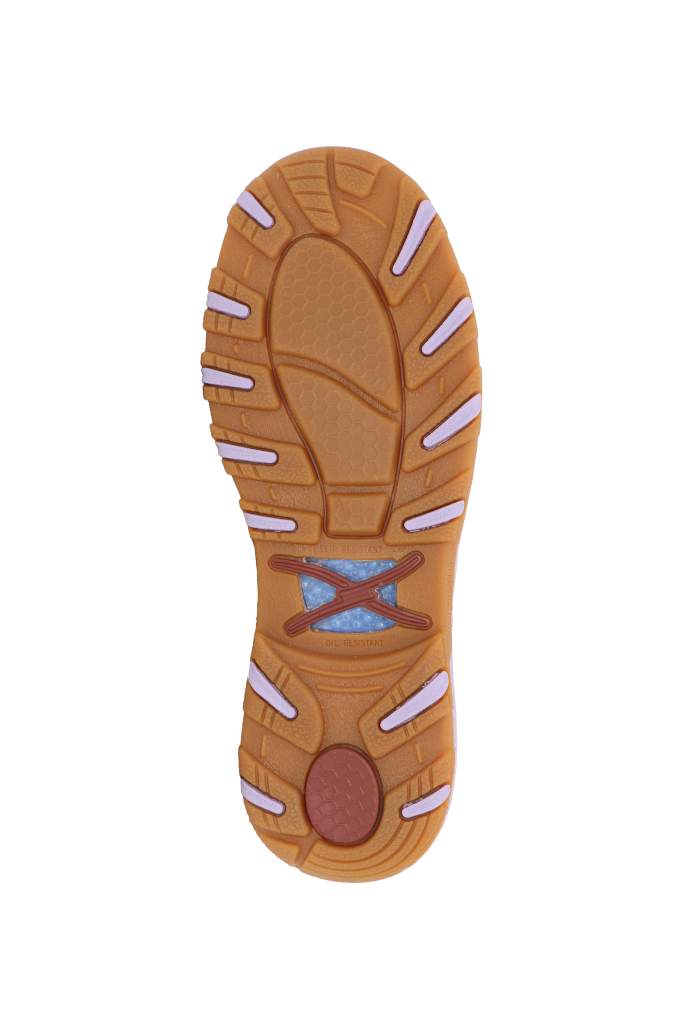Twisted X Ladies Cellstretch Slip on Brown/Lilac
