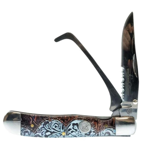 Whiskey Bent Turquoise River Hoof-Pick Knife point 19-14