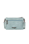 Wrangler Aztec Clutch Bag Blue