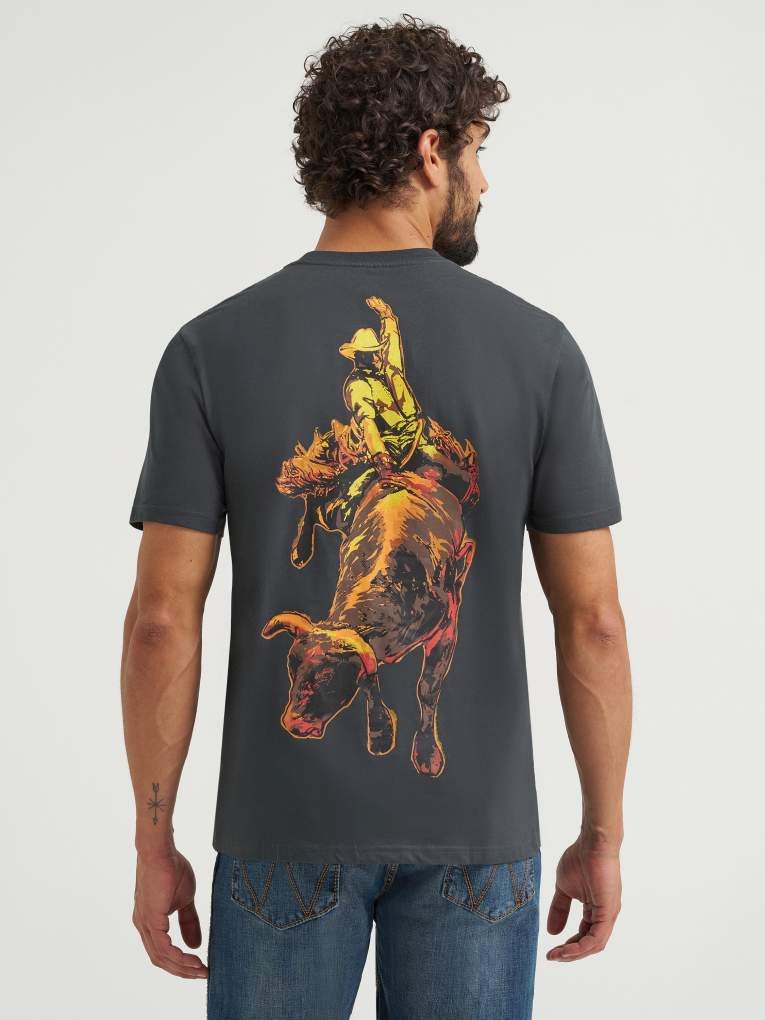 Wrangler Mens Bucking Bull Tee