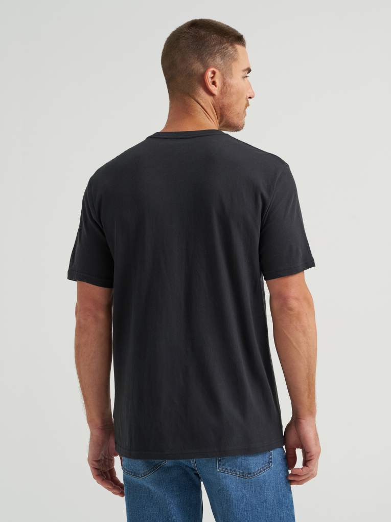 Wrangler Mens Cody Johnson Tee Jet Black