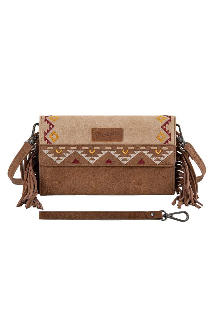 Wrangler Indiana Wallet Clutch Bag Tan