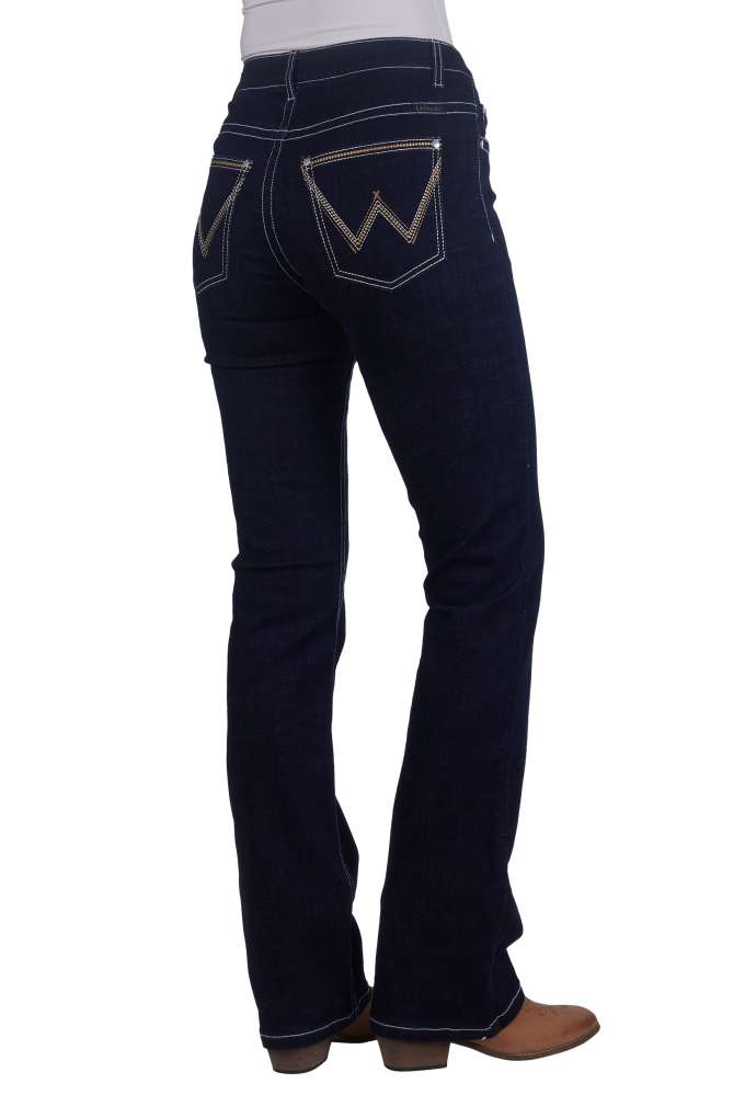 Wrangler Ladies Willow Amber Dark Dynasty Jeans