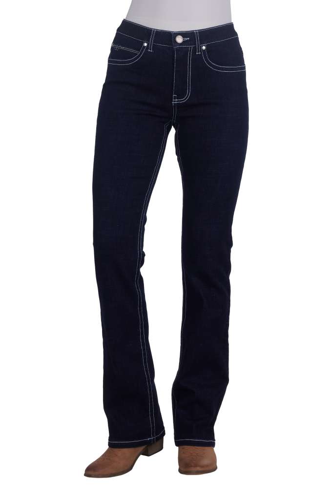 Wrangler Ladies Willow Amber Dark Dynasty Jeans