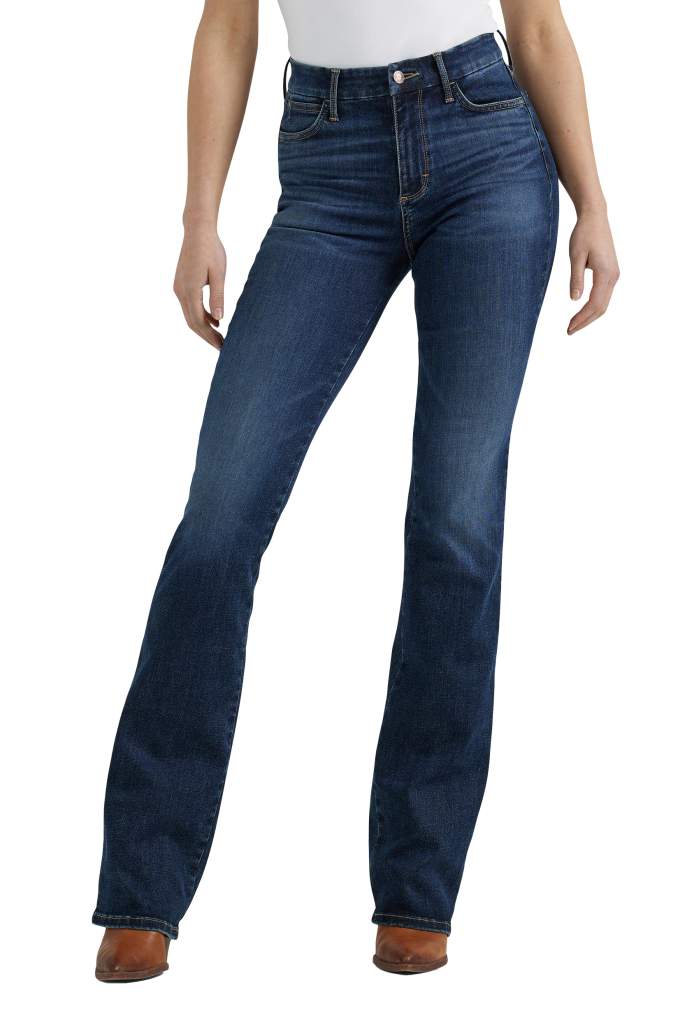 Wrangler Ladies Bespoke Lacey 34 Leg Hi Rise Bootcut Jeans