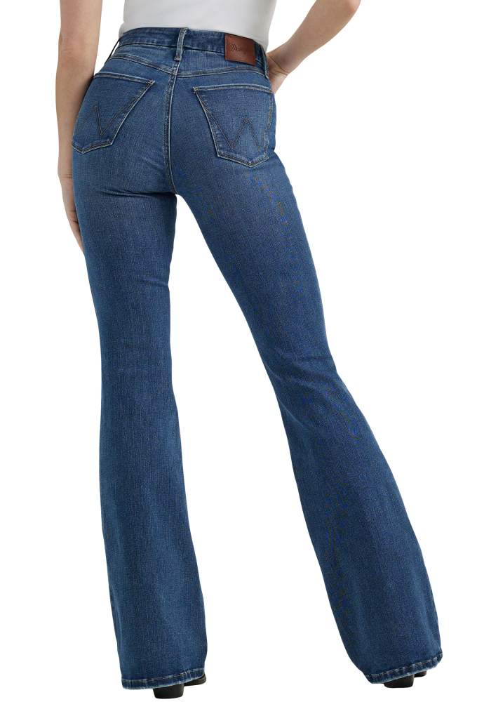 Wrangler Ladies Bespoke Hi Rise Flare Jeans