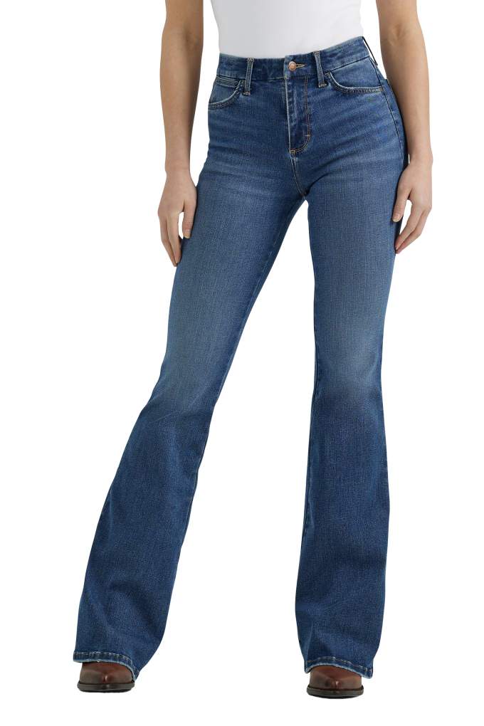 Wrangler Ladies Bespoke Hi Rise Flare Jeans