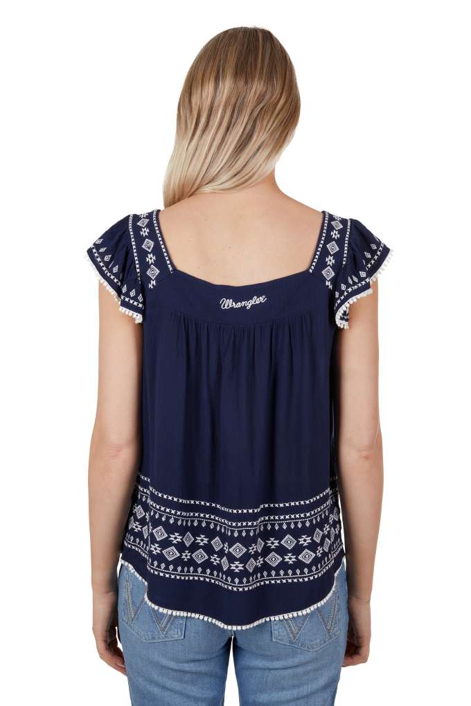 Wrangler Ladies Esther Blouse Sleeveless