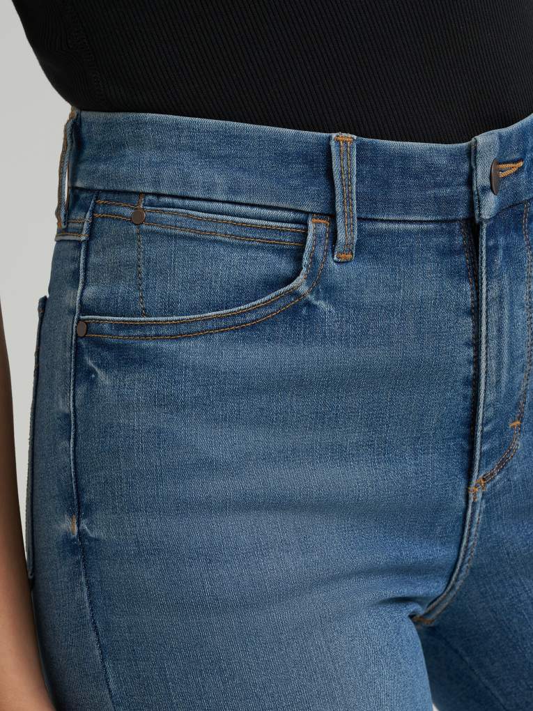 Wrangler Ladies Bespoke 112379506 High Rise Flare Jeans