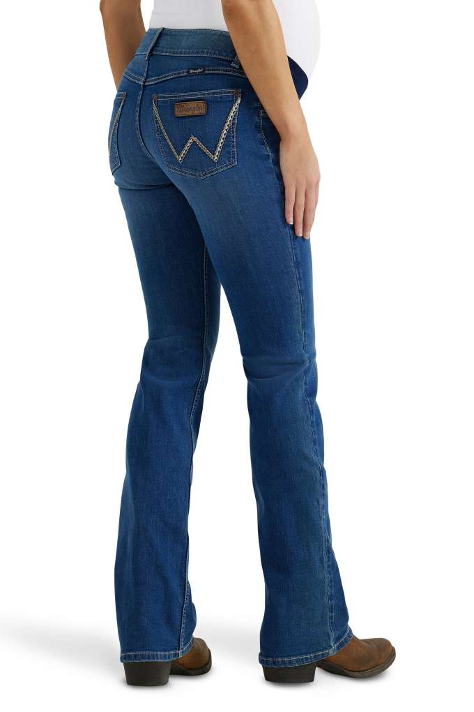 Wrangler Ladies Mae Maternity 34 In Boot Cut Jeans