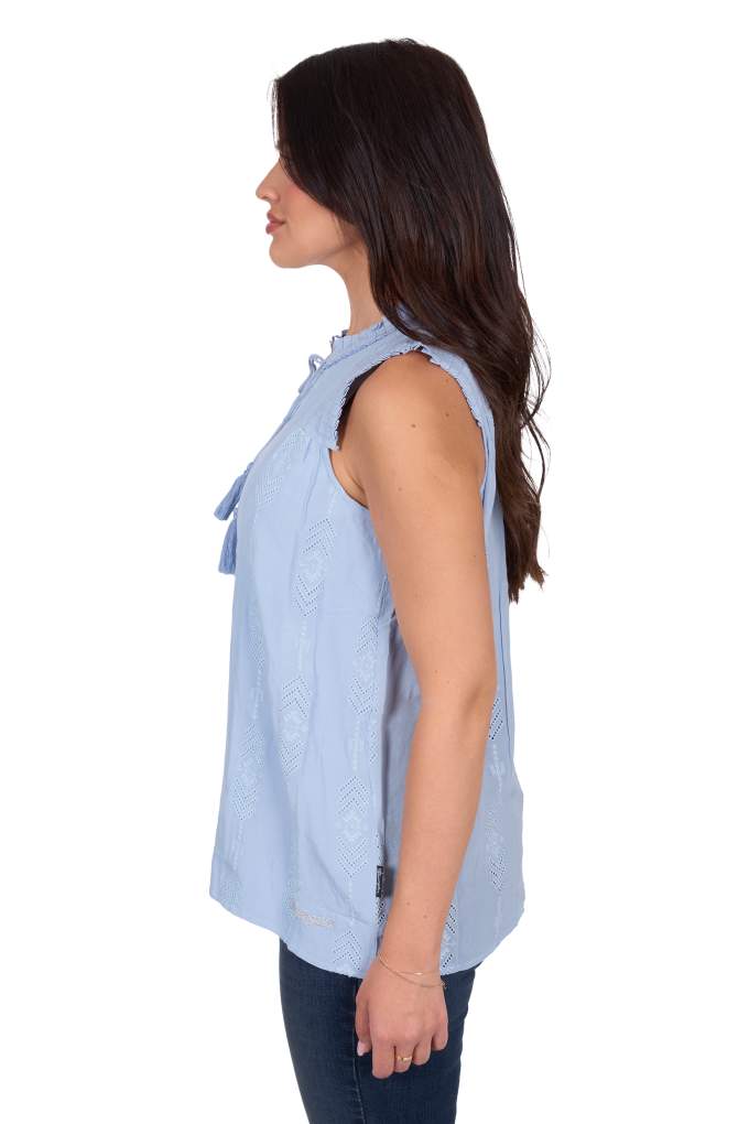 Wrangler Ladies Simone Sleeveless Blouse