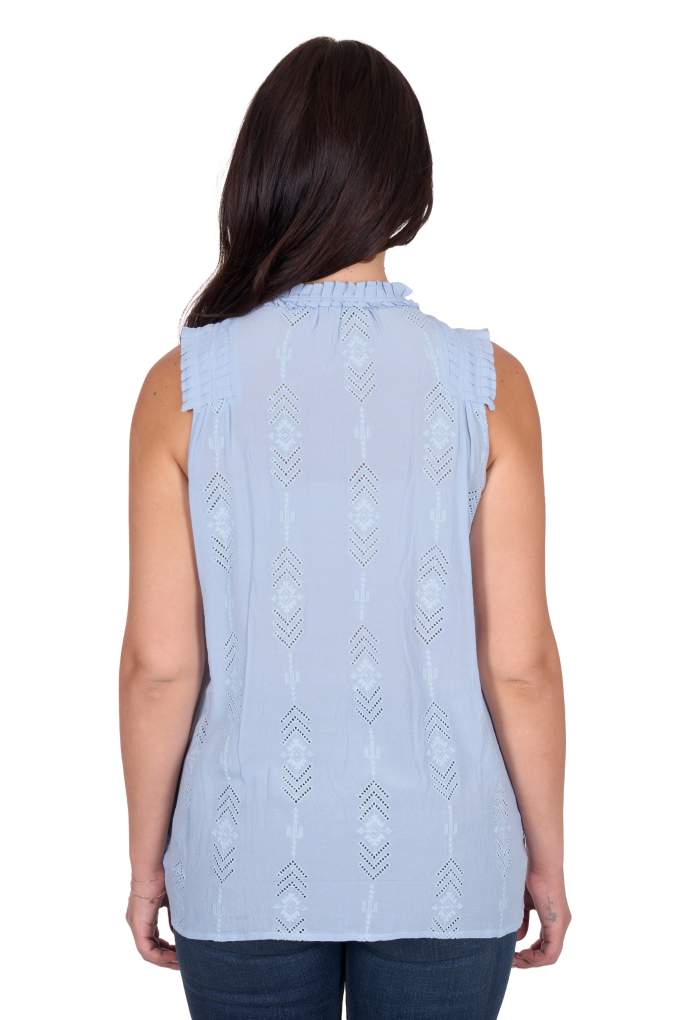 Wrangler Ladies Simone Sleeveless Blouse