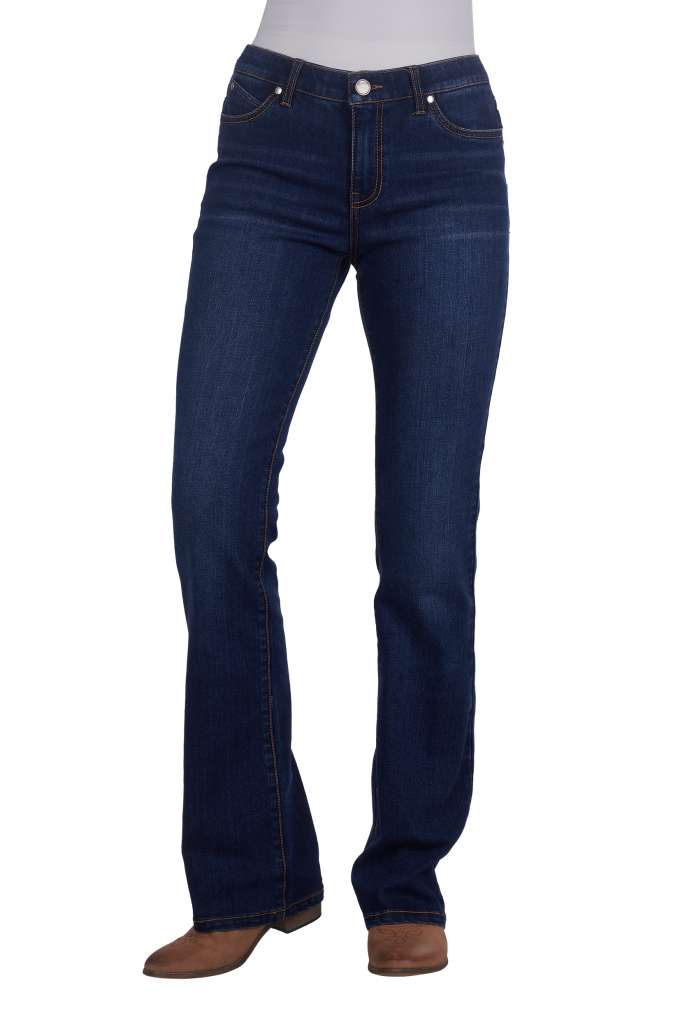 Wrangler Ladies Tilly Qbaby Booty Wild Indigo Jean