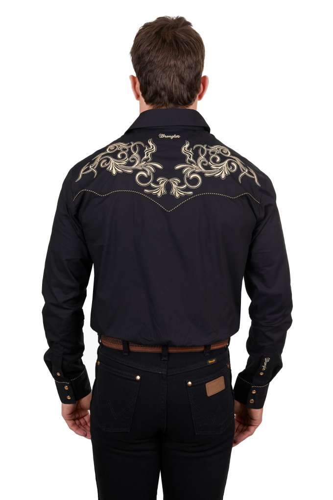 Wrangler Mens Adam Embroidered Shirt